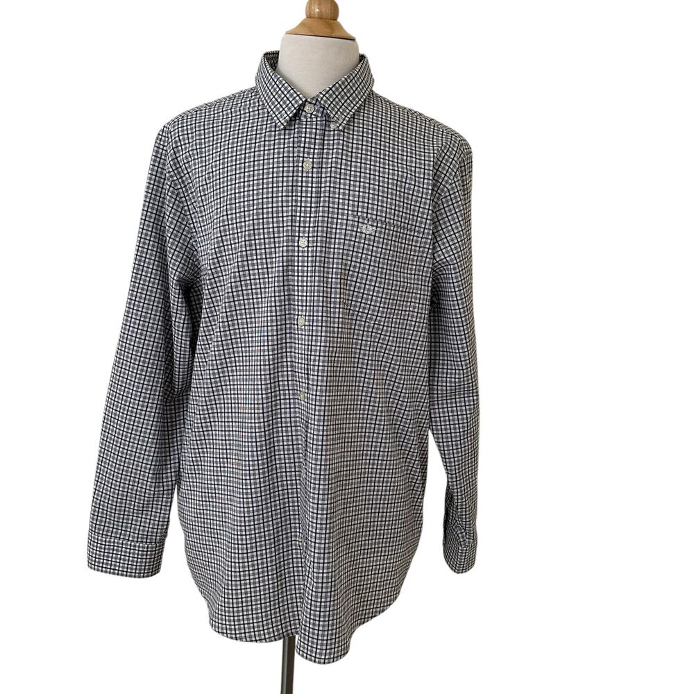 Dockers Men’s Classic Multicolored Long Sleeves Button Down Shirt Size XXL